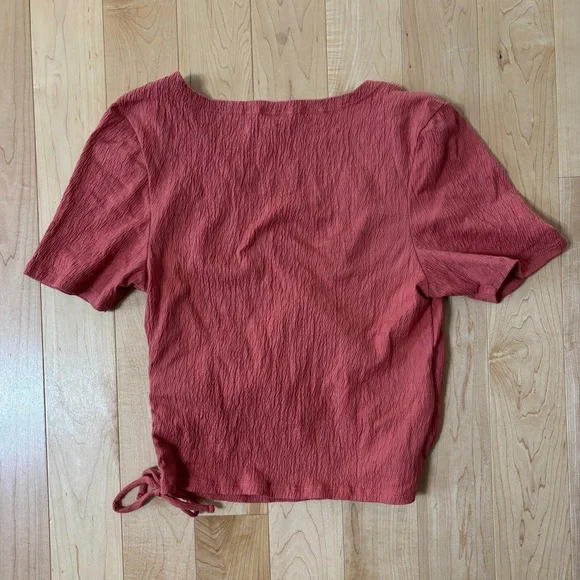 O'Neill Wrap Blouse in Rusty Rose Colour - Picture 2 of 3